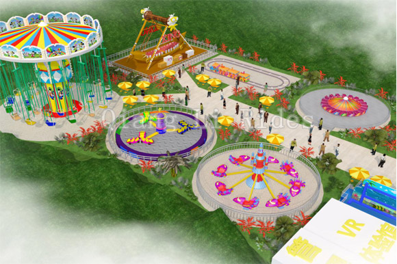 Amusement park design for customers